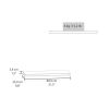 Ecco 31.5" Wide Floating Shelves Set of 2, Shelves for Wall Decor for Bedroom, Bathroom Storage Shelves, Book Shelves for Living Room