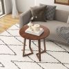 Round End Table Sofa Side Table for Indoor & Outdoor