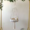Cat Hammock Vintage Macrame Hanging Cat Beds Tassel Baskets