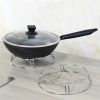 1pc Stainless Steel Kitchen Pot Holder; Steam Pot Holder; Heat Insulation Pad; Anti-scalding Rack