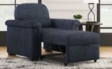 3 in 1 Convertible Sleeper Chair Sofa Bed Pull Out Couch Adjustable Chair with Pillow, Adjust Backrest into a Sofa, Lounger Chair