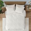 Embroidered Medallion Faux Fur Ultra Plush Comforter Mini Set