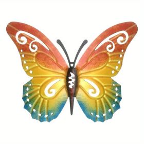 1pc/3pc, Vintage Iron Butterfly, Home Garden Themed Welcome Sign, Front Door Hanging Decor, Celebration Decor (Style: Model A)