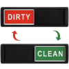 2 Pack Dishwasher Magnet Clean Dirty Sign Shutter Only Changes When You Push It Non-Scratching Strong Magnet Options Indicator
