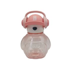 BSB-517 Headset Bear Water Cup (Color: pink)