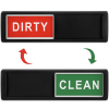 2 Pack Dishwasher Magnet Clean Dirty Sign Shutter Only Changes When You Push It Non-Scratching Strong Magnet Options Indicator