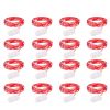 16 Pack Led Fairy Lights Battery Operated String Lights Waterproof Silver Wire 7 Feet 20 Led Firefly Starry Moon Lights For DIY Wedding Party Bedroom