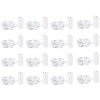 16 Pack Led Fairy Lights Battery Operated String Lights Waterproof Silver Wire 7 Feet 20 Led Firefly Starry Moon Lights For DIY Wedding Party Bedroom