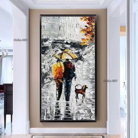 Handmade Thick Texture Landscape Oil Paintings On Canvas Wall Art Decoration Modern Abstract Picture For Home Living Room hallway bedroom luxurious de (size: 100X150cm)