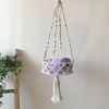 Cat Hammock Vintage Macrame Hanging Cat Beds Tassel Baskets