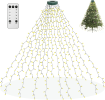 Christmas String Lights for Tree, 6.6FT x 16 Lines Fairy 400 LEDs with Remote Control