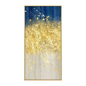 Large Wall Painting On Canvas Handmade Oil Vertical Abstract Art Decorative Pictures For Living Room Wall Decor Painting Golden (size: 90X120cm)