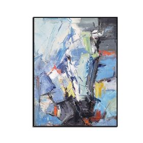 Colorful Abstract Painting Modern Canvas Poster Minimalist Wall Art Pictures For Living Room Aisle Studio Decor No Frame (size: 50X70cm)