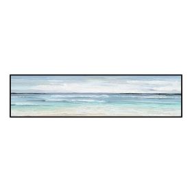 Hand-painted oil painting ocean wave background wall decoration painting modern living room dining room abstract painting (size: 100X150cm)