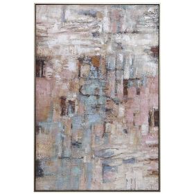 Hand painted Simple Easy abstract oil painting Modern Neutral Color Nordic Wall Art Texture Minimal Oil Painting on Canvas (size: 150X220cm)