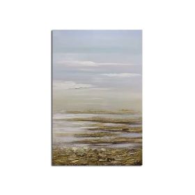 Gold Texture 100% Hand Painted Modern Abstract Oil Painting On Canvas Wall Art For Living Room Home Decoration No Frame (size: 150X220cm)