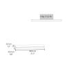 Ecco 31.5" Wide Floating Shelves Set of 2, Shelves for Wall Decor for Bedroom, Bathroom Storage Shelves, Book Shelves for Living Room