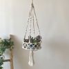 Cat Hammock Vintage Macrame Hanging Cat Beds Tassel Baskets