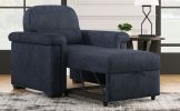3 in 1 Convertible Sleeper Chair Sofa Bed Pull Out Couch Adjustable Chair with Pillow, Adjust Backrest into a Sofa, Lounger Chair